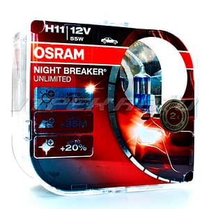 Лампы OSRAM H11  55W +100% к-т 64211NBS-HCB