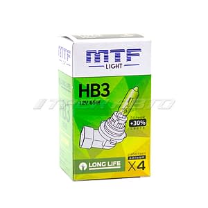 Лампа HB3 MTF 55W +30% LONG LIFE увеличенный ресурс