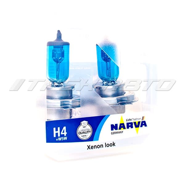 Лампы NARVA H4 90/100 RPW к-т + w5w 98015