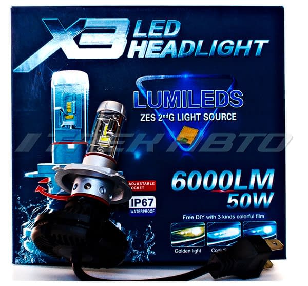 Лампы LED X3 HB3 радиатор