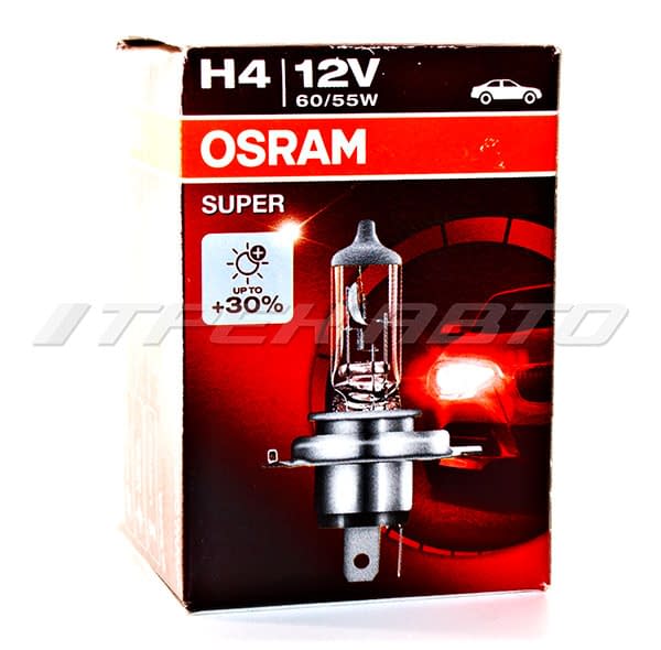 Лампа H4 OSRAM 60/55W +30 %
