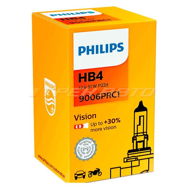 Лампа HB4 PHILIPS 55W +30%