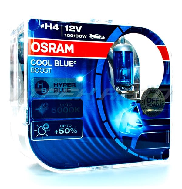 Лампы OSRAM H4 100/90W к-т 5000к