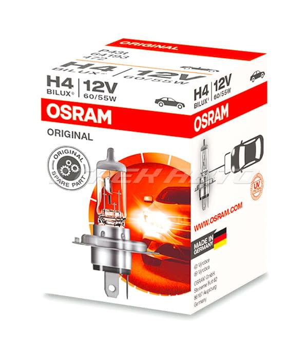 Лампа H4 OSRAM ORIGINAL 55W 64193