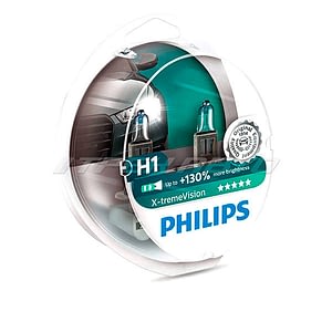 Лампы PHILIPS H1 X-tremeVision +130% к-т  37166628