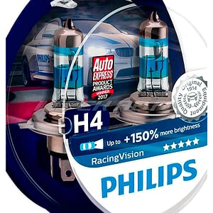 Лампы PHILIPS H4 Racing Vision +150% 12342RVS2