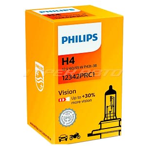 Лампа H4 PHILIPS 55W +30% 12342PRC1